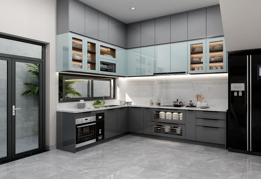 Tủ bếp inox Đà Nẵng cao cấp